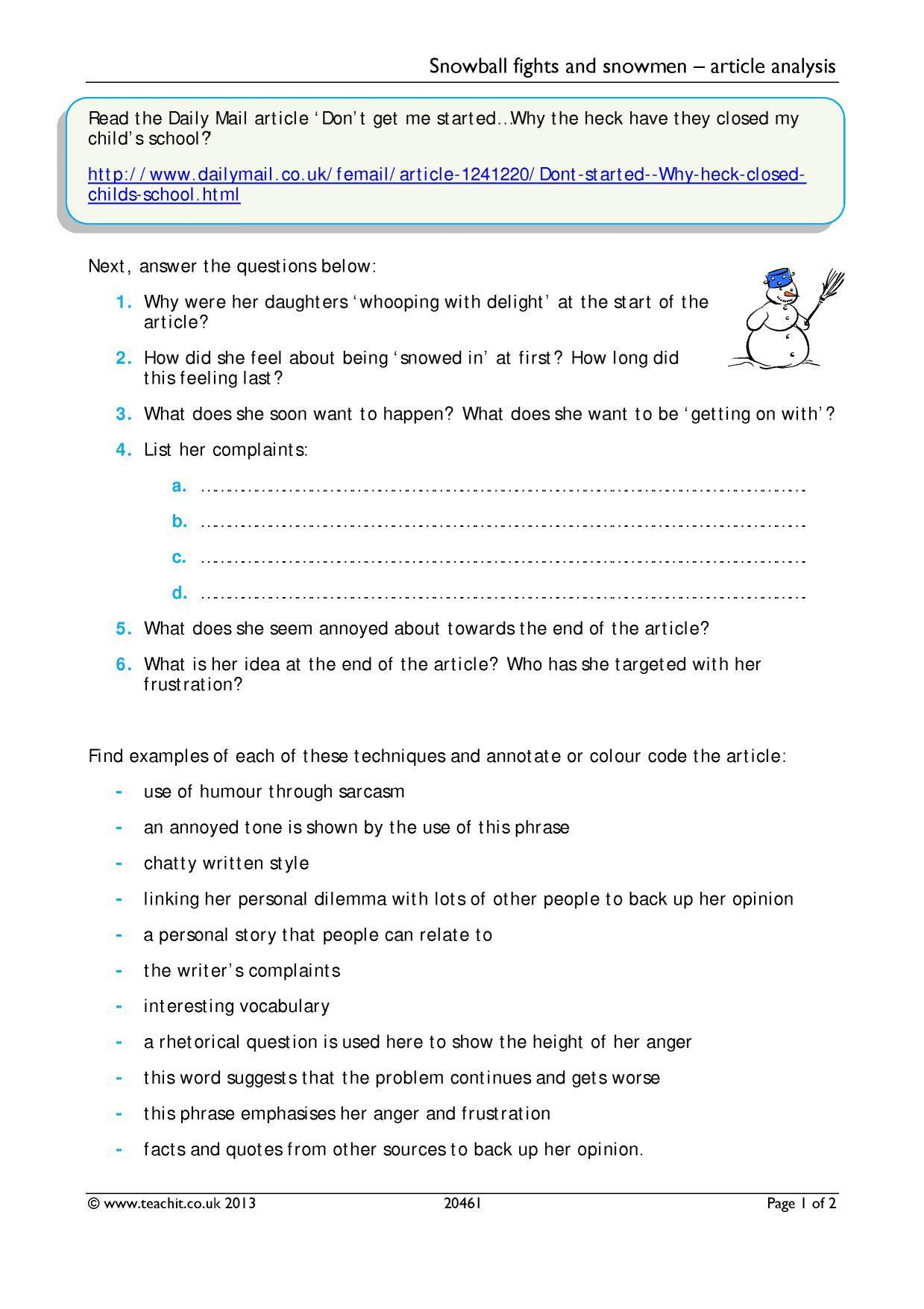English Worksheets Ks4 Printable Learning How To Read Gambaran