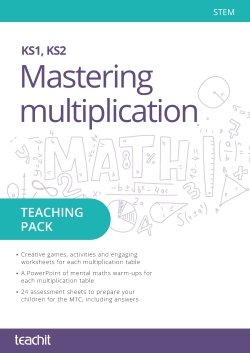 Mastering multiplication cover