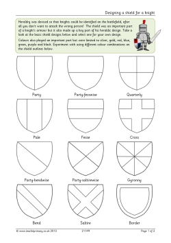 Designing a shield for a knight
