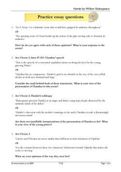 Practice or discussion questions