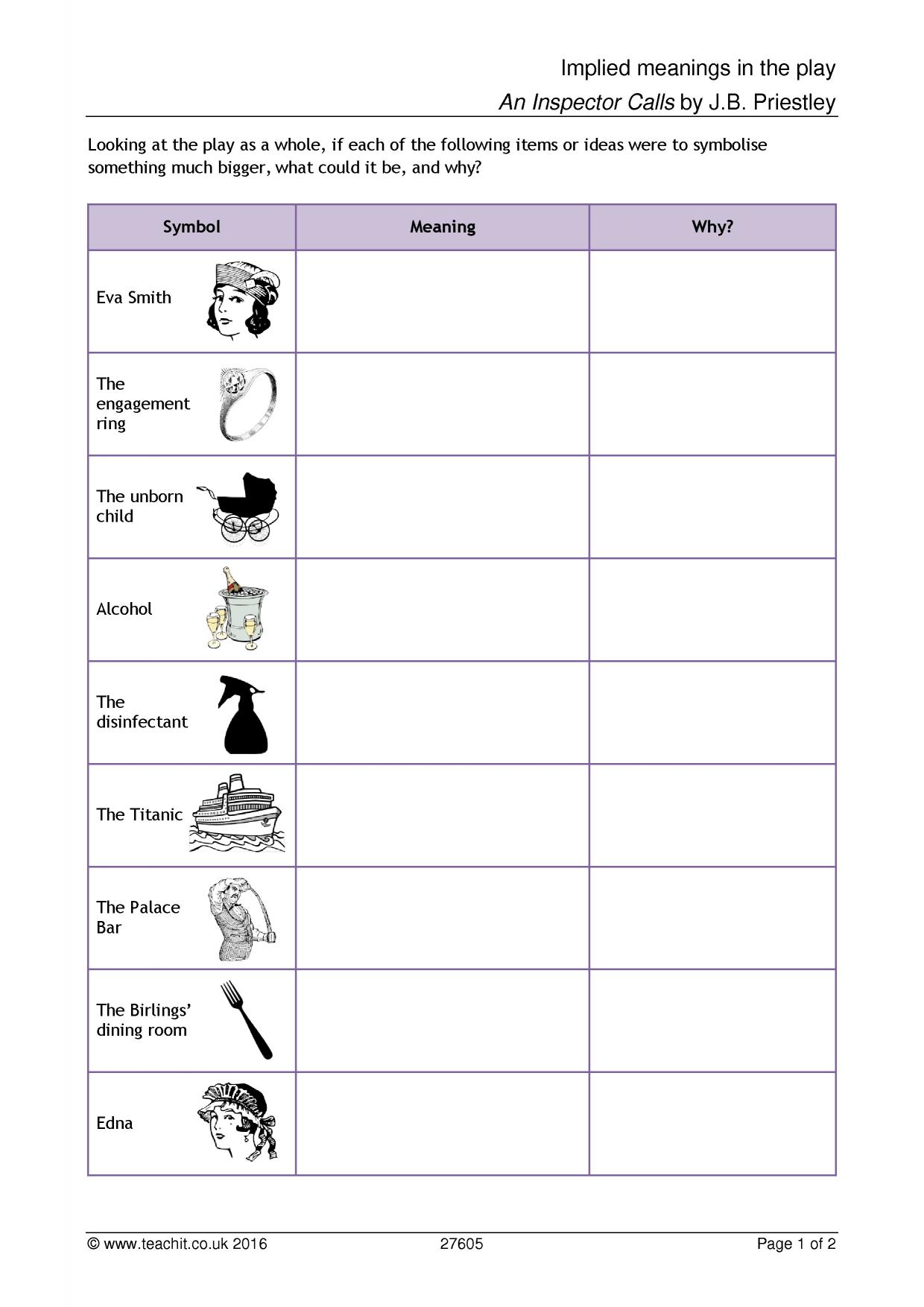 an-inspector-calls-revision-worksheets-free-download-gambr-co
