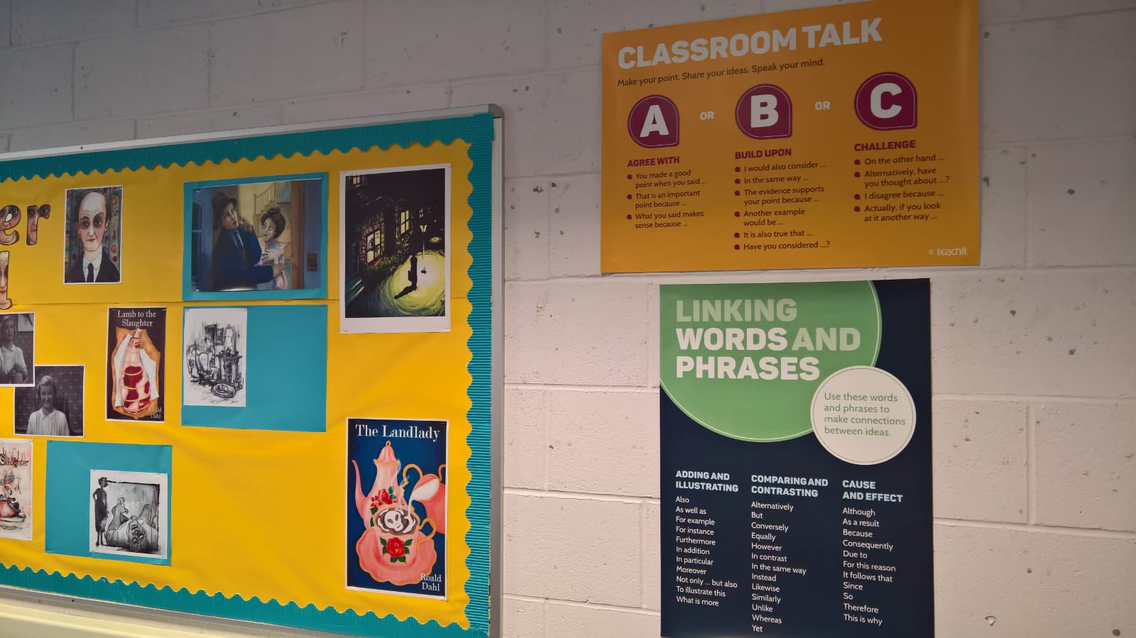An image of a classroom display