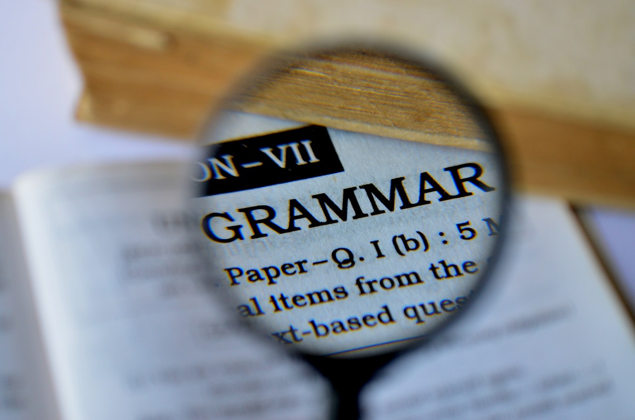 Dictionary entry for grammar