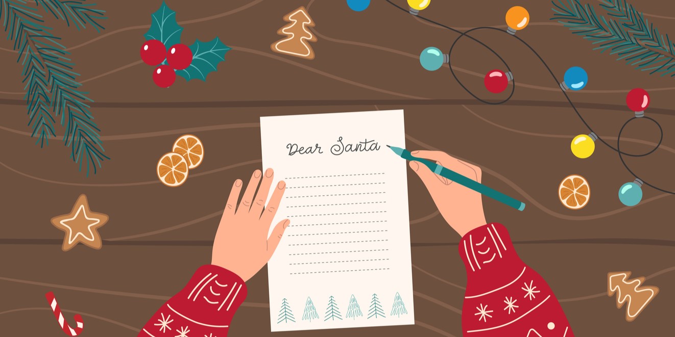 Writing a letter to Santa: Christmas writing activities