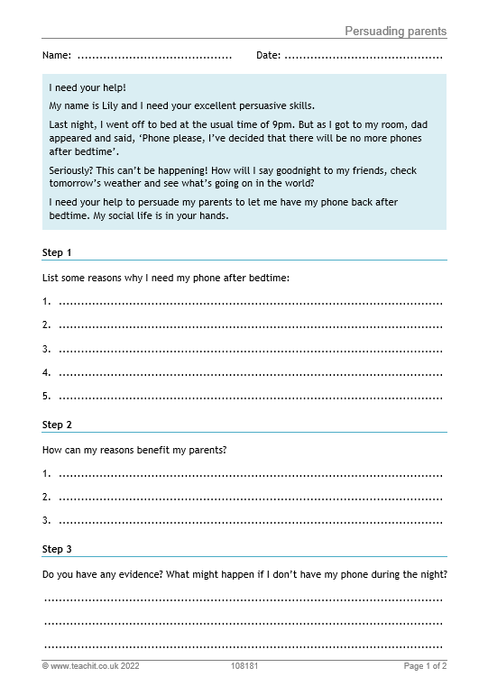 Persuading