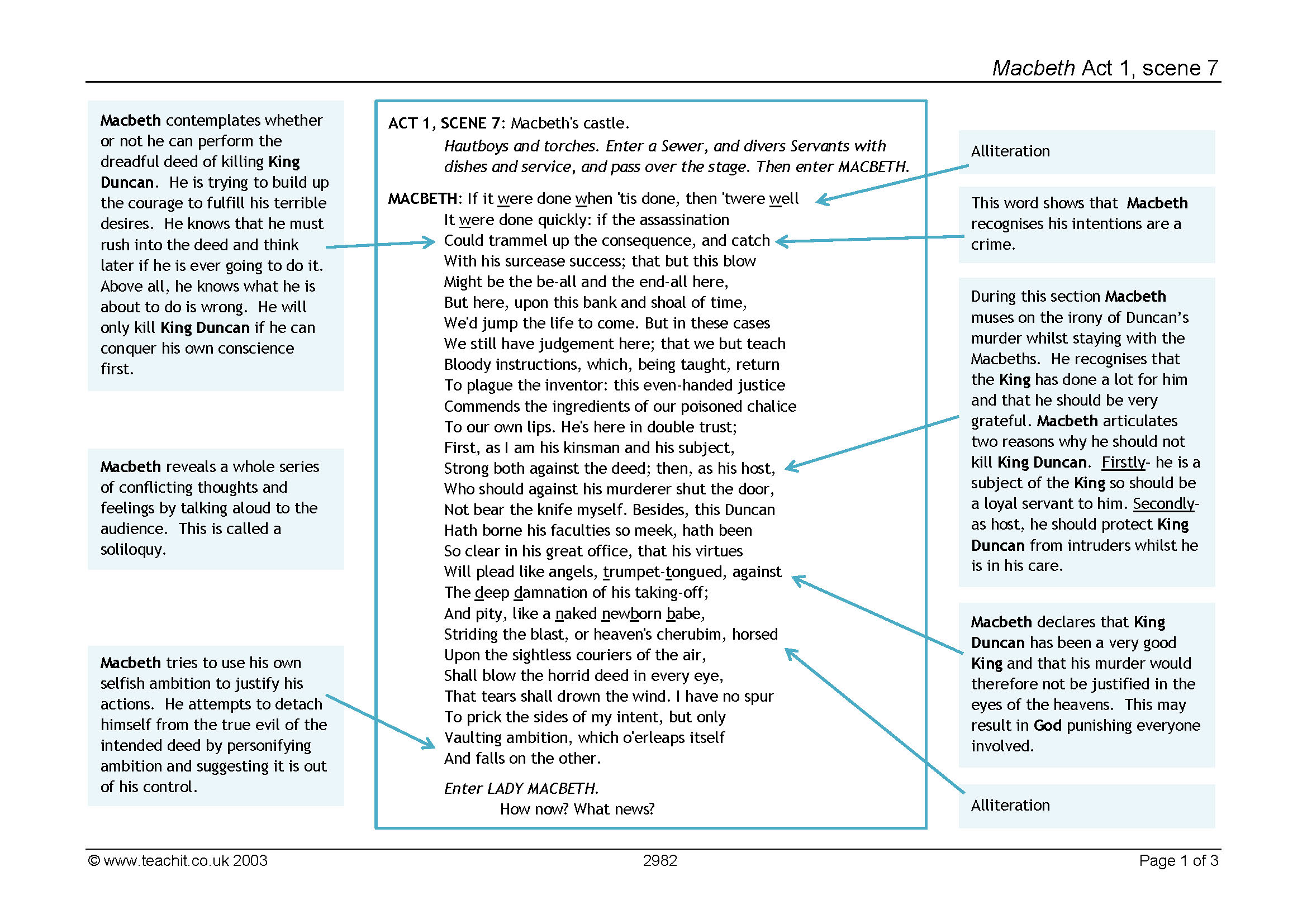 macbeth act 1 scene 7 analysis essay