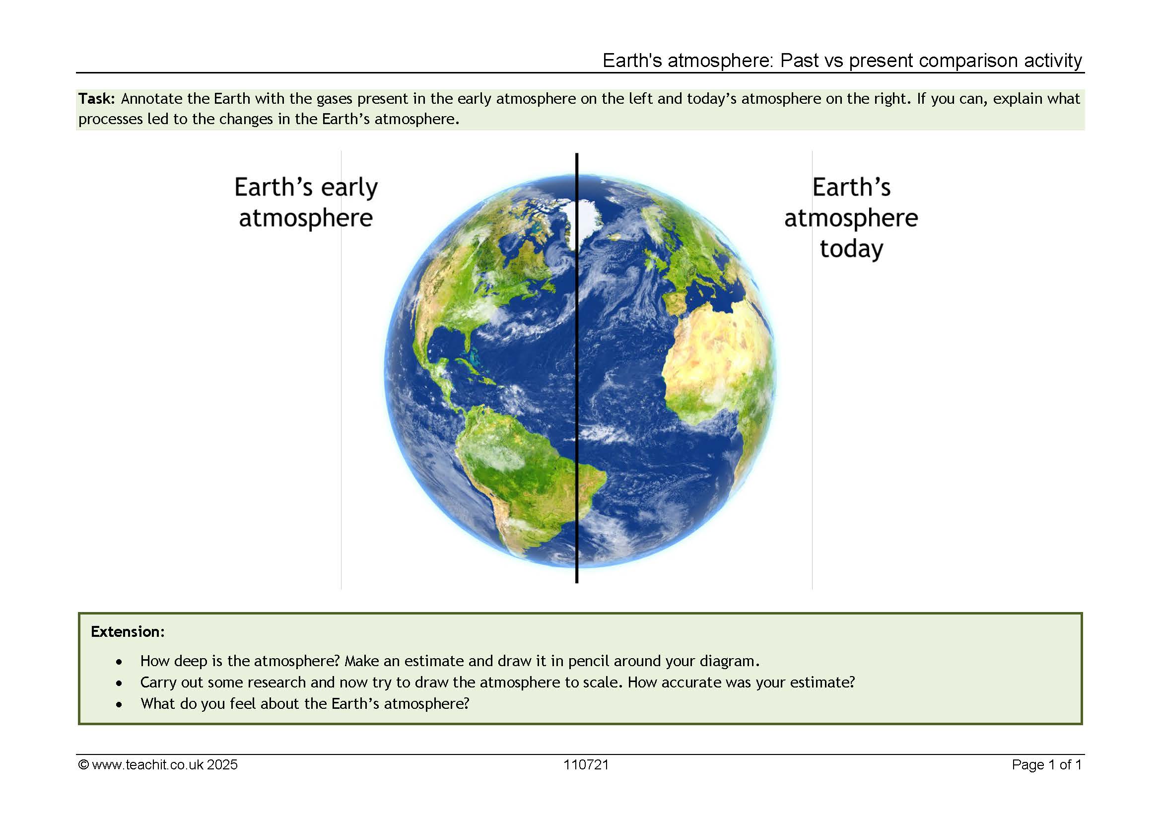 Earth's