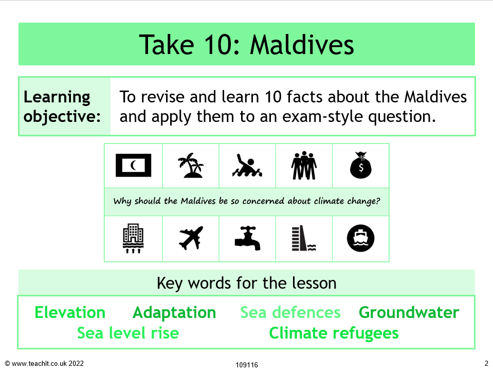 maldives case study a level geography
