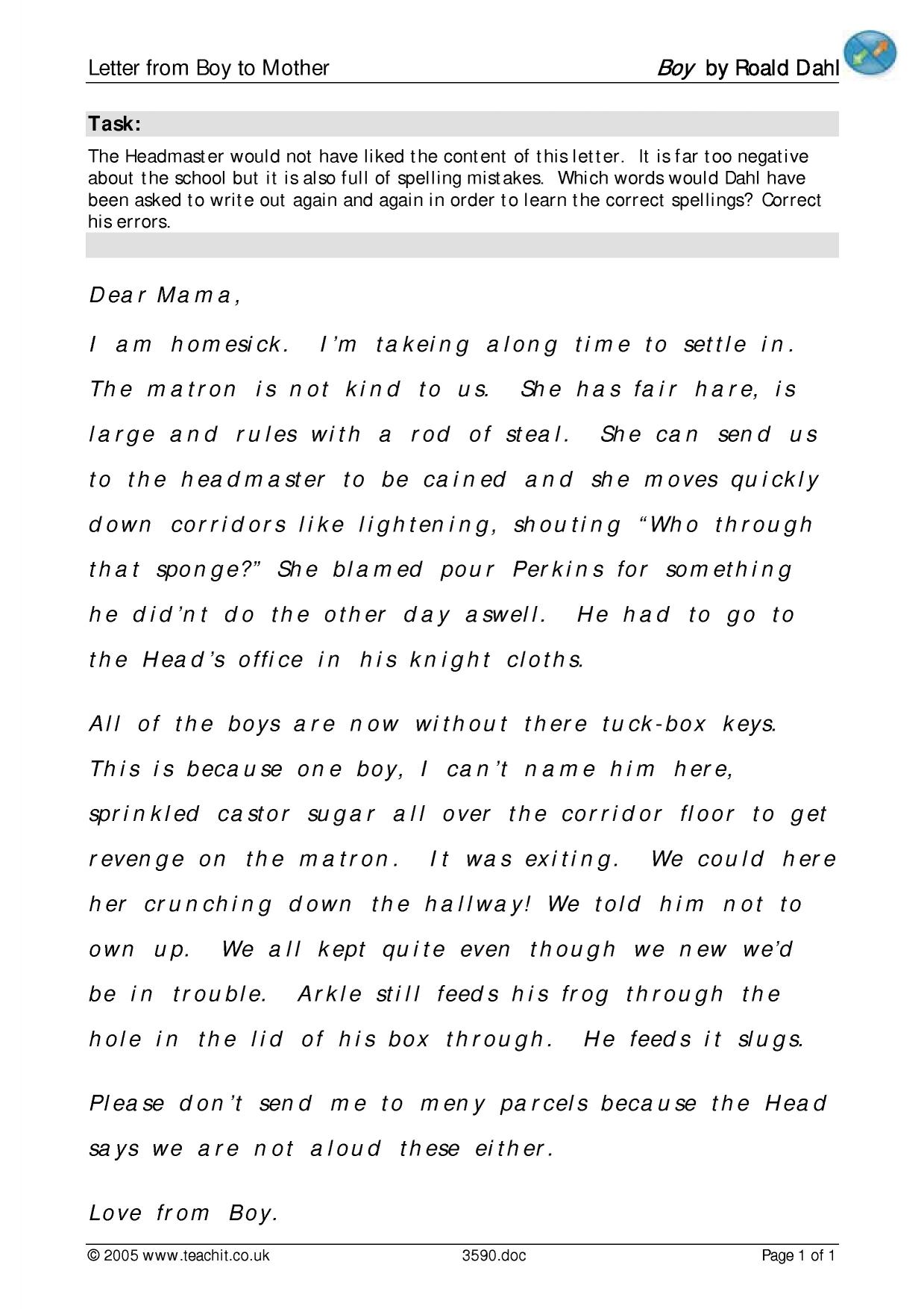 Letter