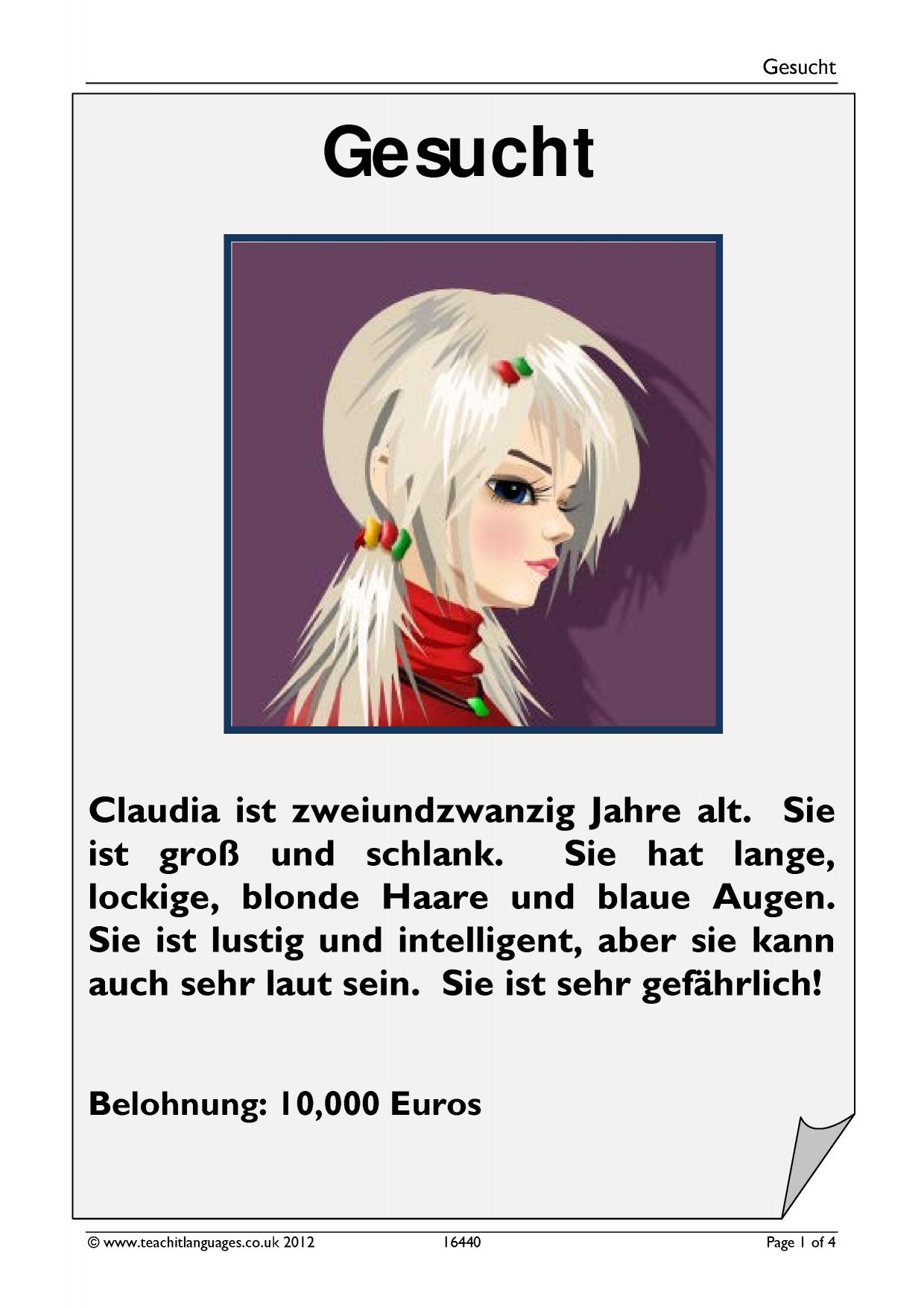 Gesucht