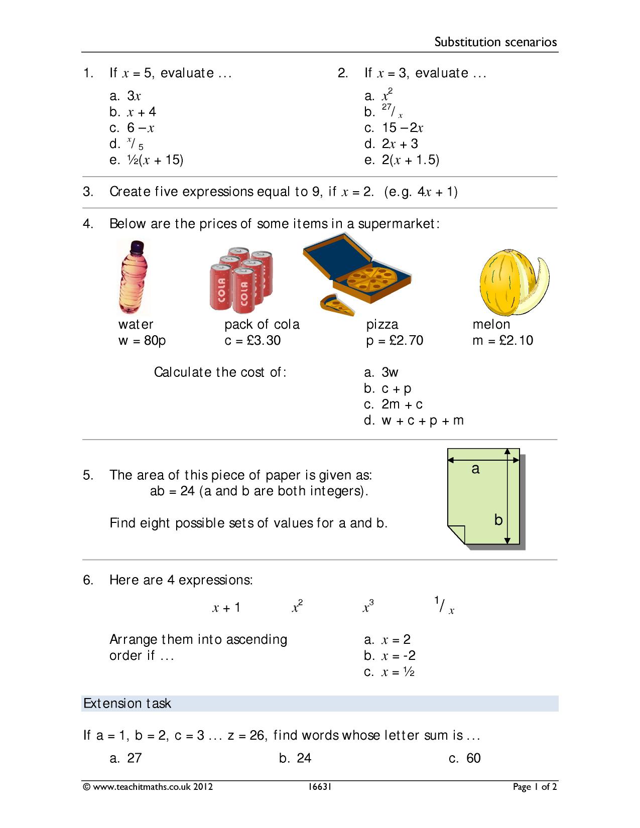 Substitution
