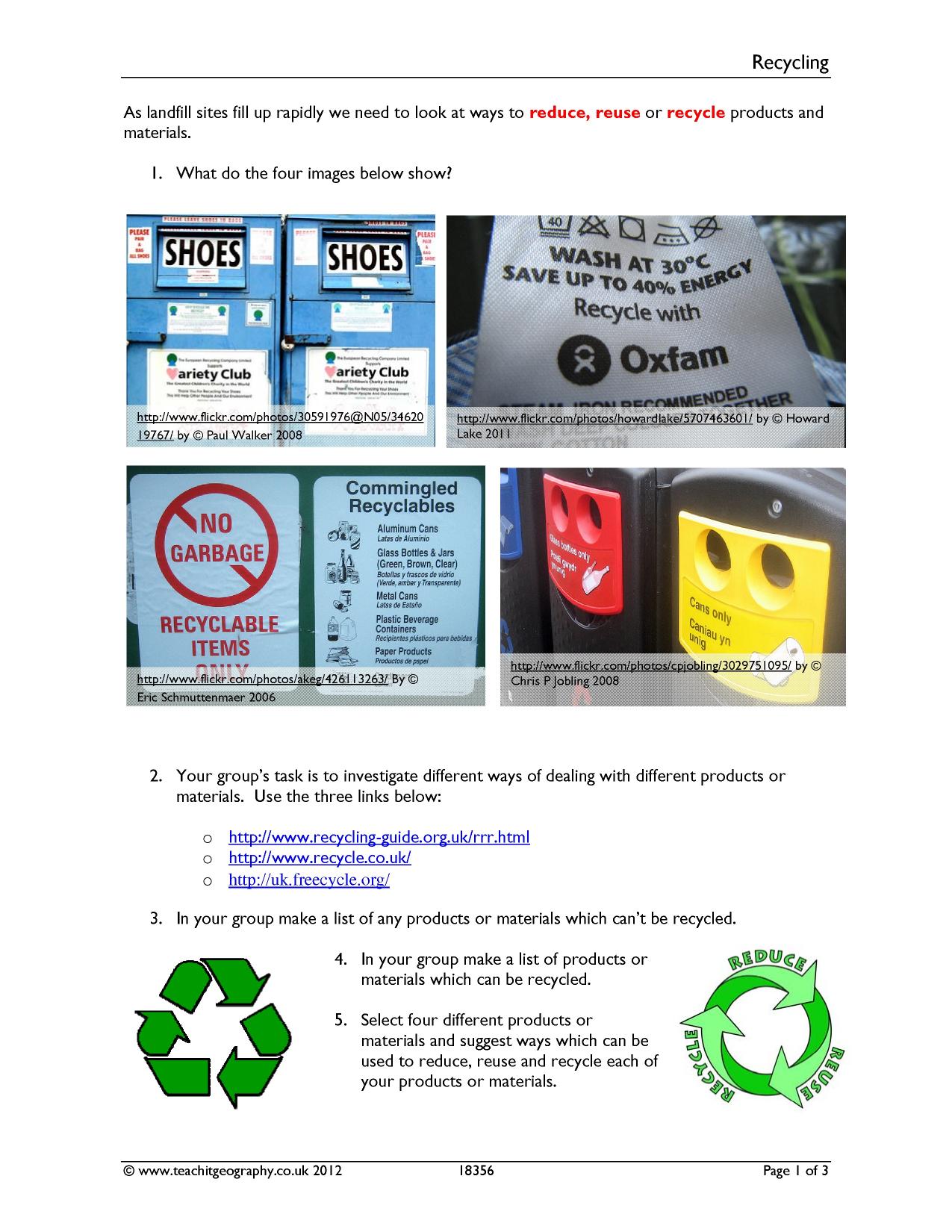 Recycling