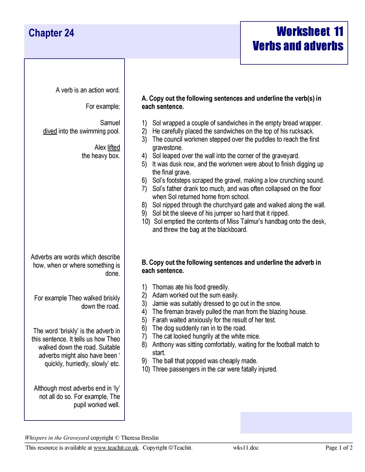 Worksheet