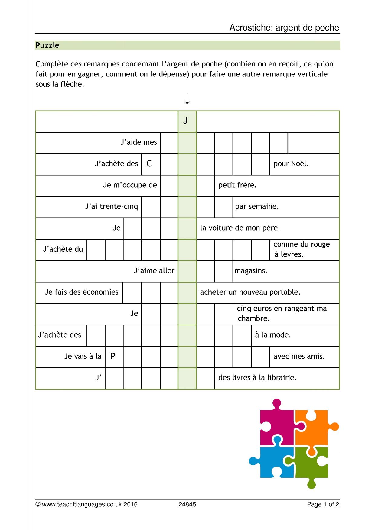Acrostiche: