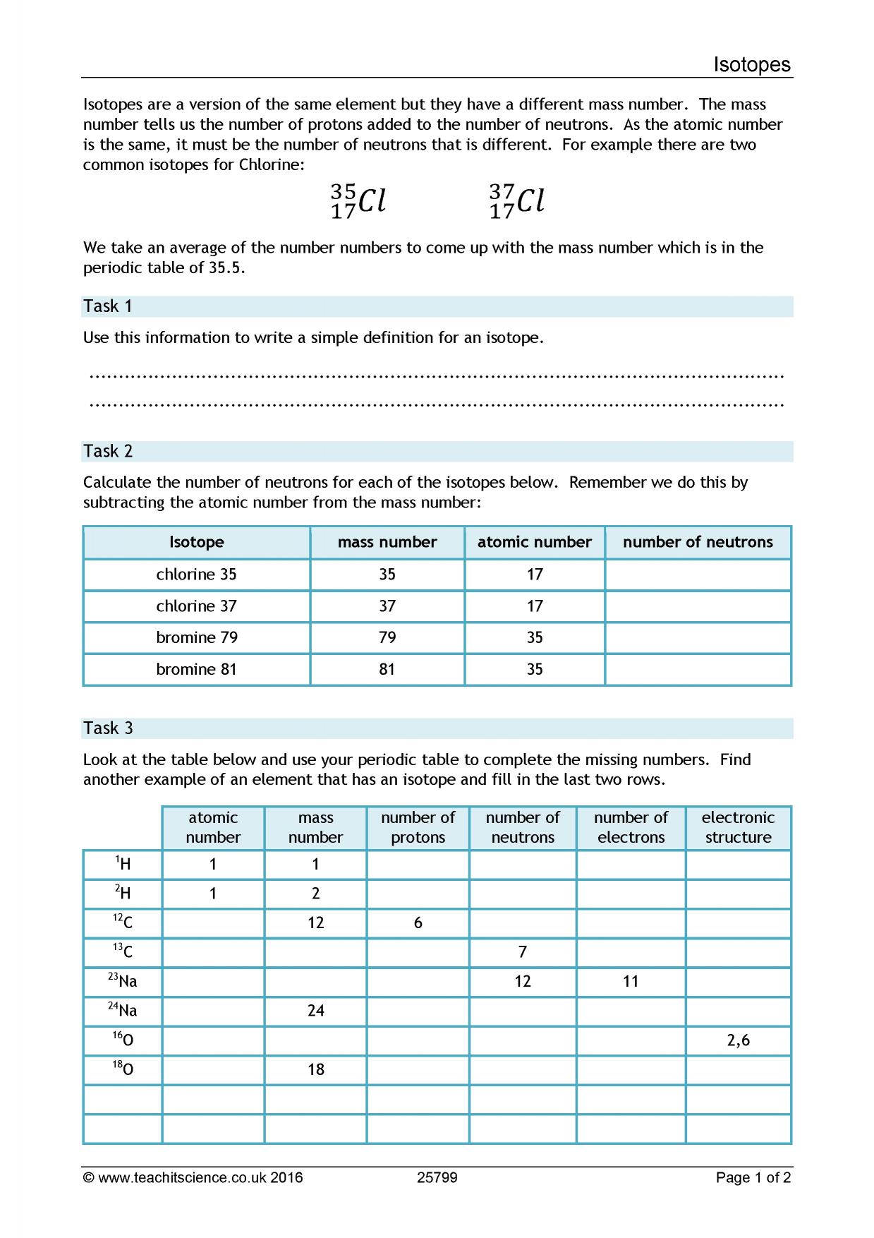 Isotopes