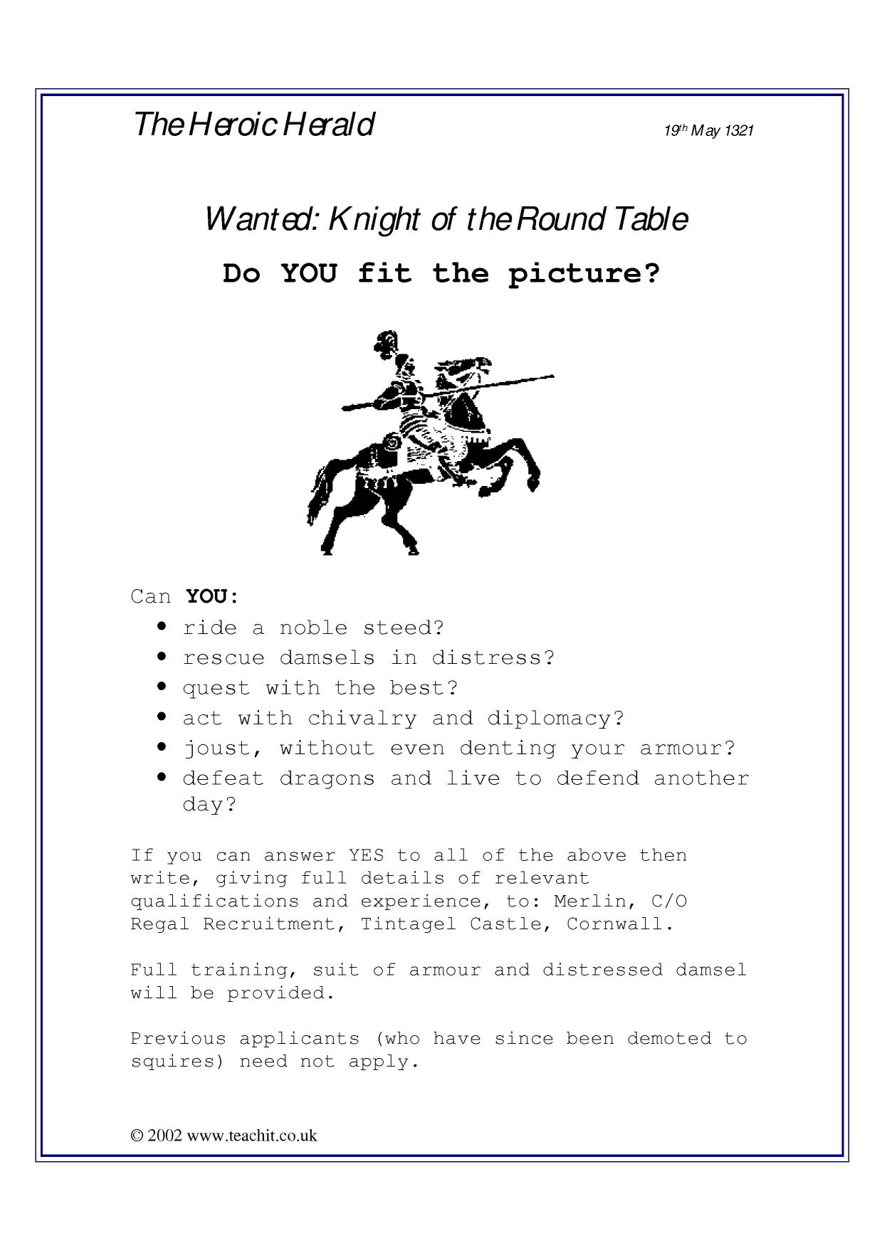 Wanted: