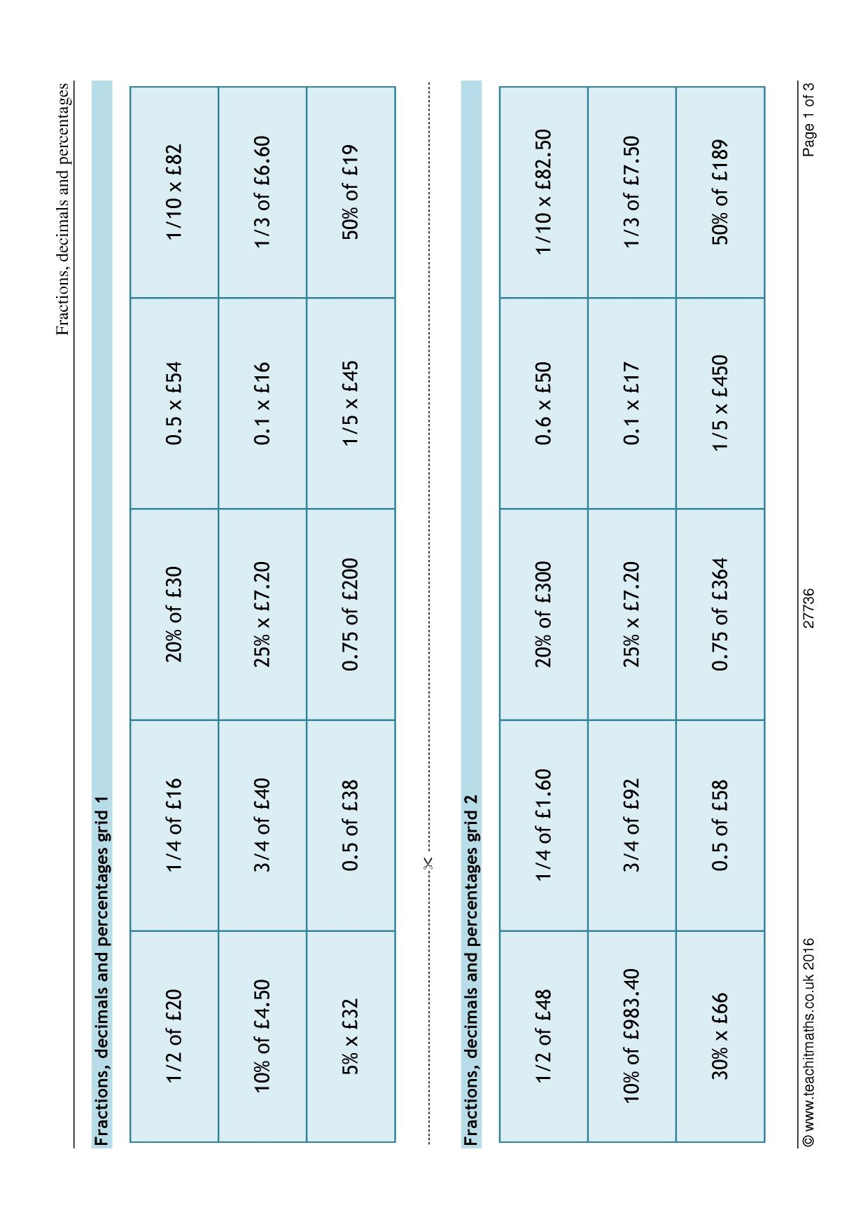 Fractions,