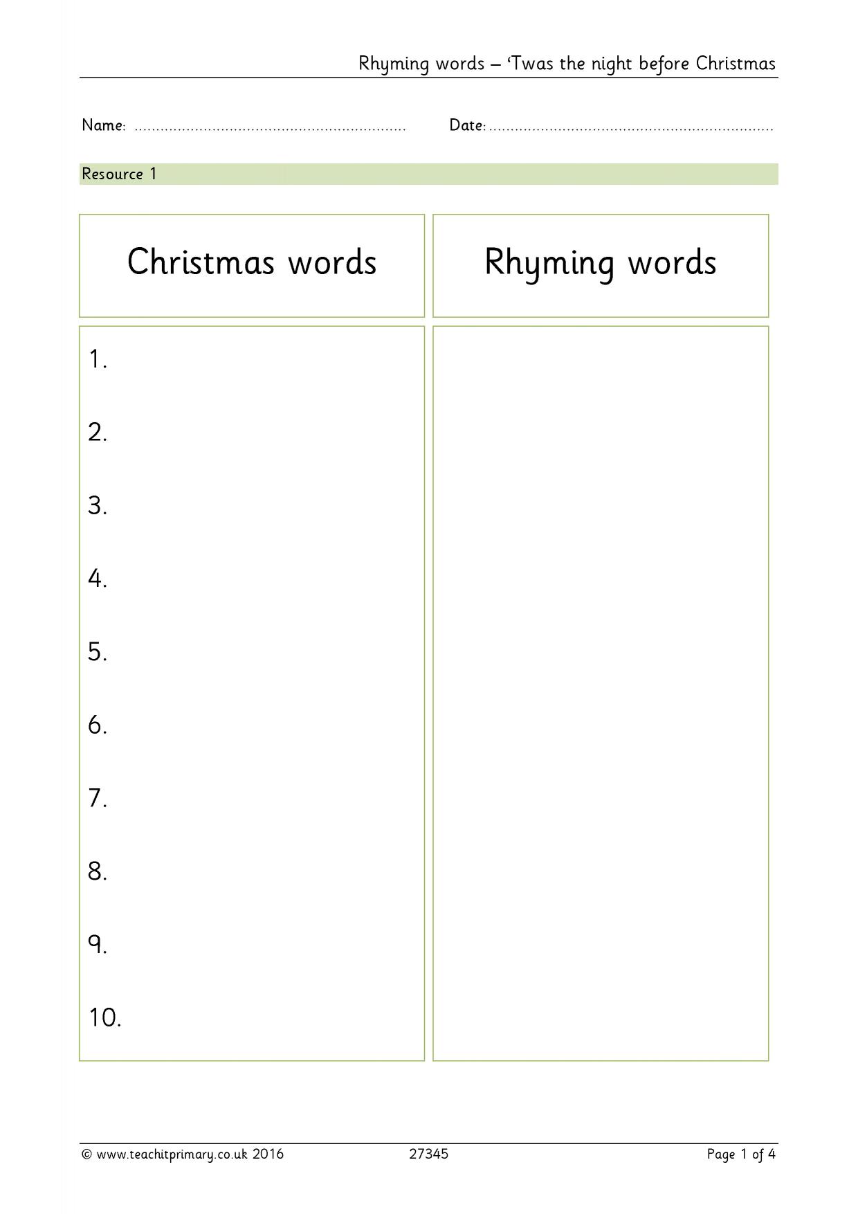 Rhyming