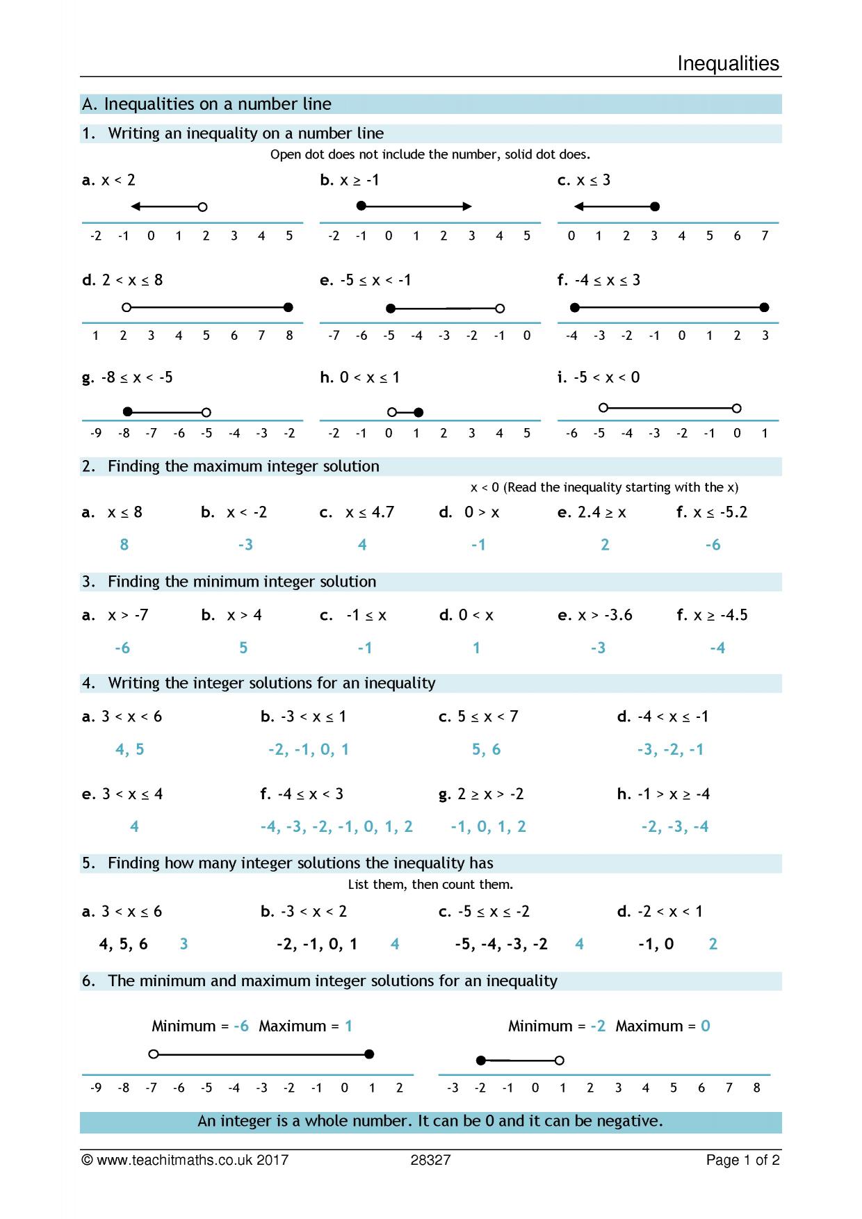 Inequalities