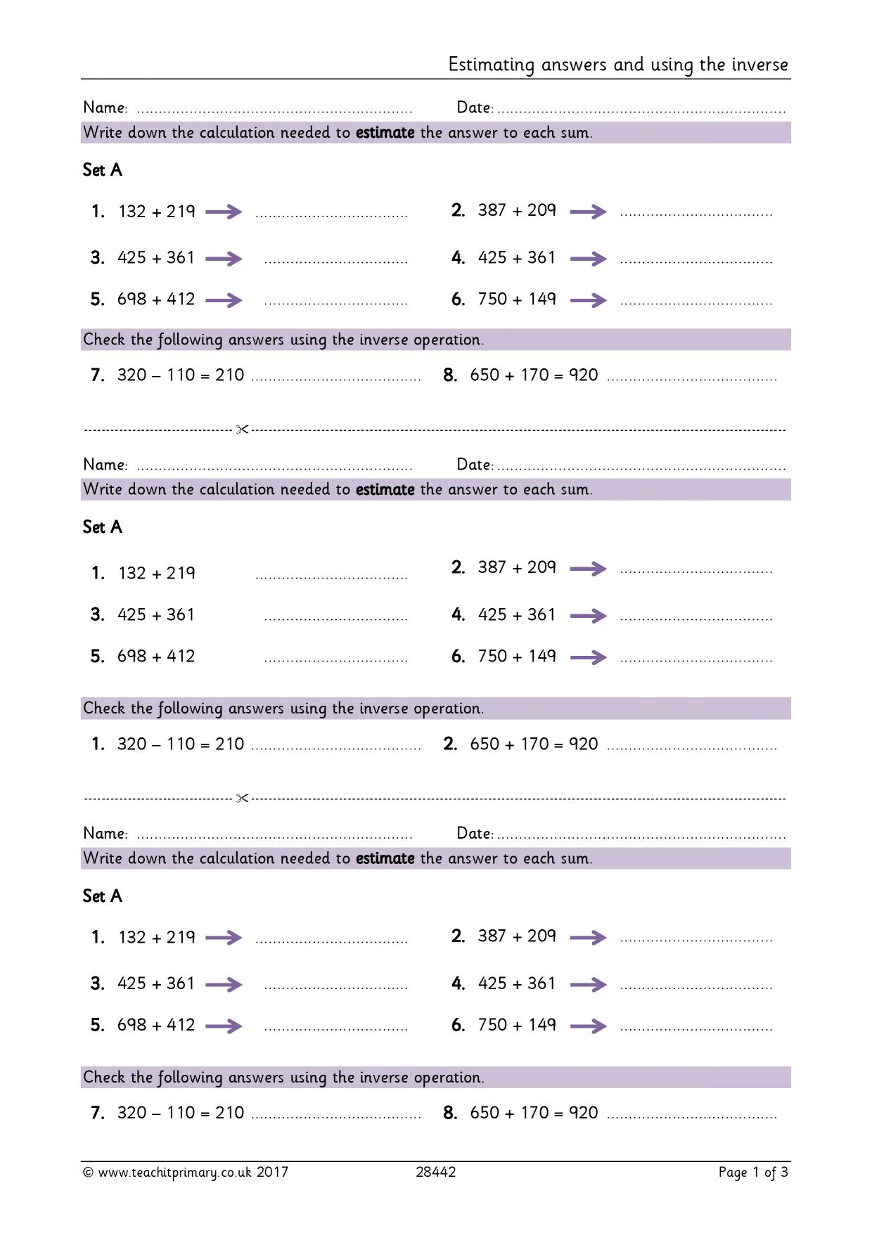Estimating