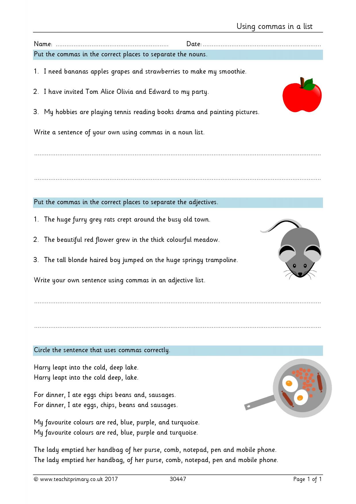 commas-in-a-list-ks1-english-teachit