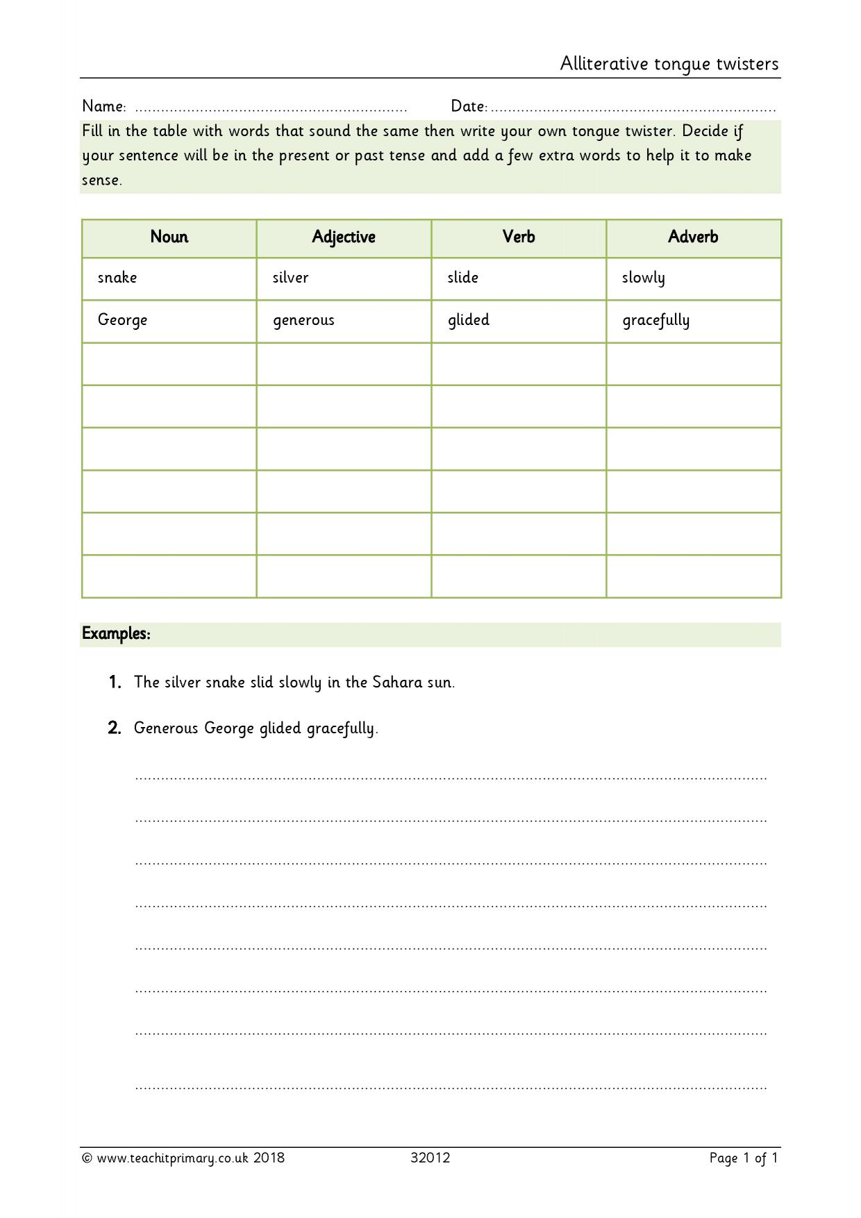 Alliterative