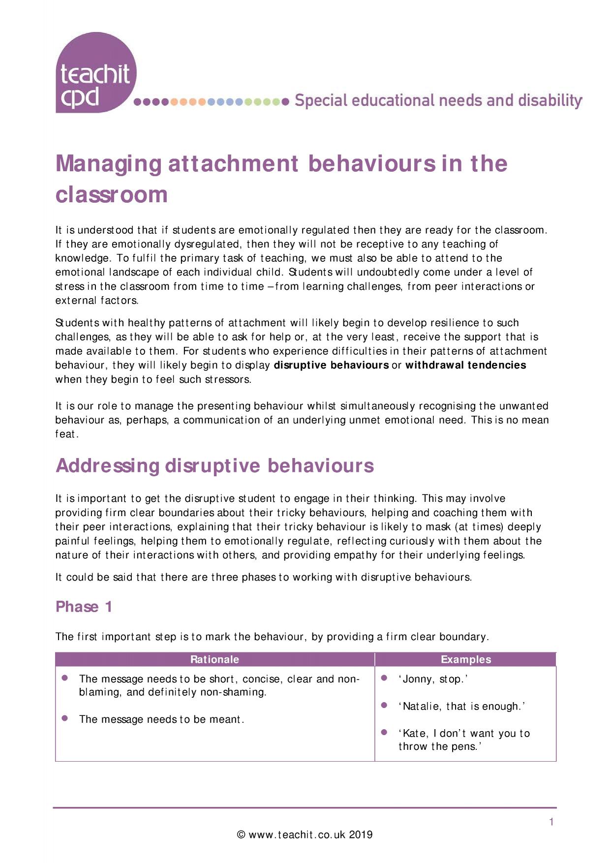 Managing