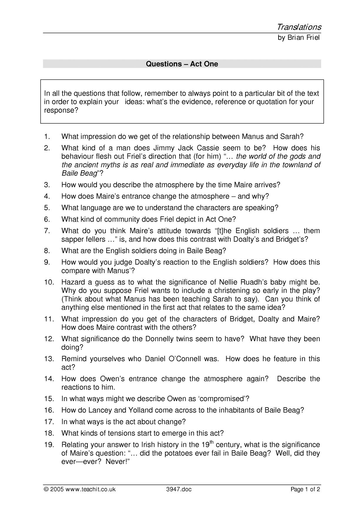 Questions