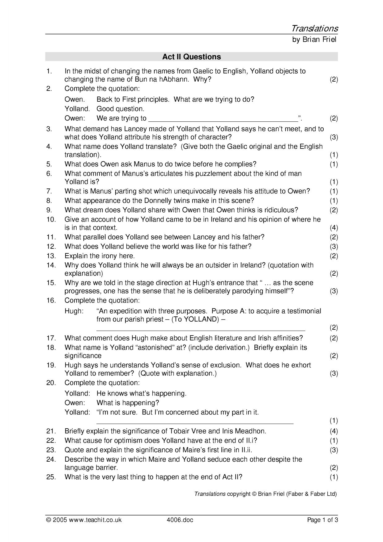 Questions
