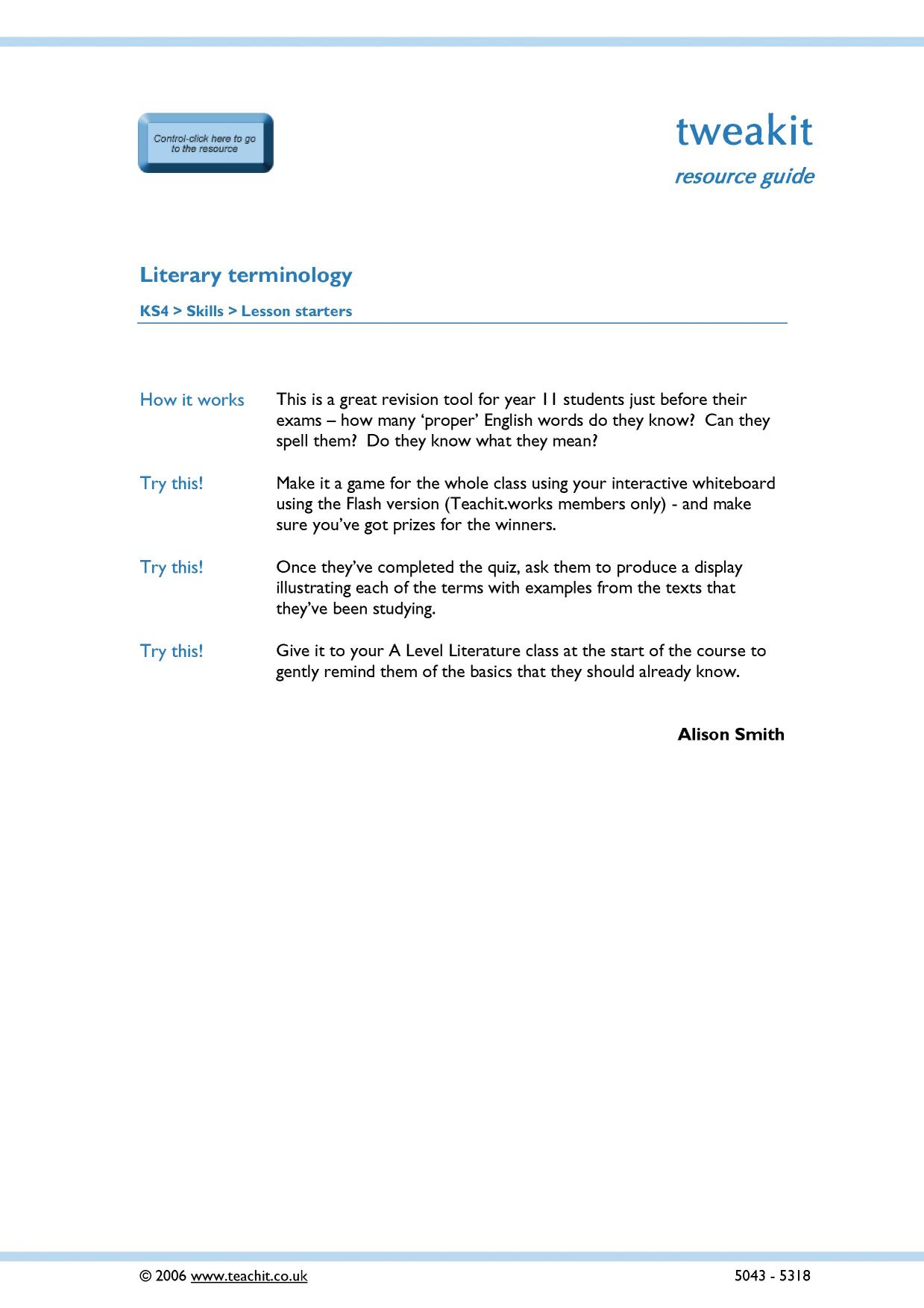 Literary