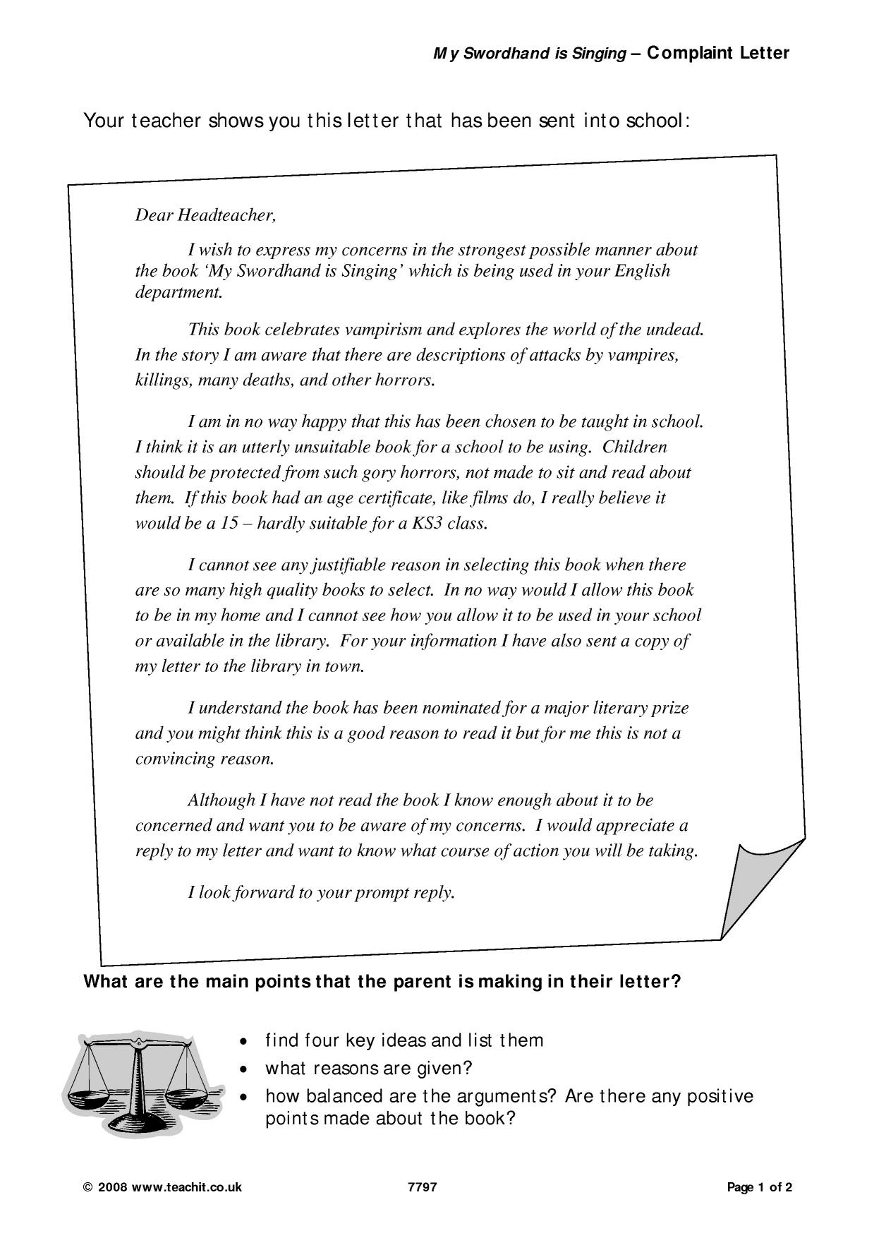 Complaint