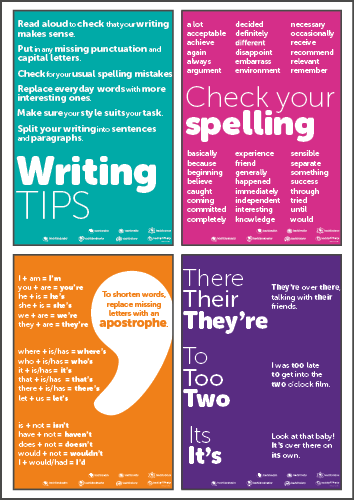 Literacy posters selection