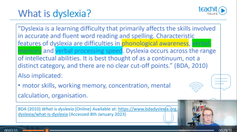 Practical classroom strategies to help students with dyslexia webinar