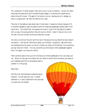 how to write a balloon debate speech