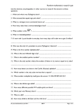 Maths research quiz | KS3-4 maths | Teachit