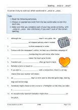 spelling worksheet ks3 english teachit