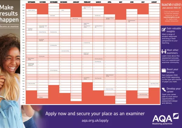 English year planner image