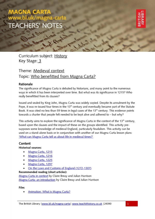 magna carta for students essay