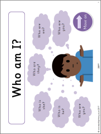 Who am I? – a poetry activity