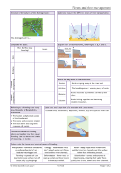 Review of rivers and river management | Geography KS4 Eduqas B | Teachit