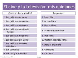 Image of el cine y la televisión: mis opiniones resource