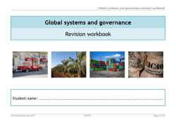 Image of global systems and governance revision workbook resource