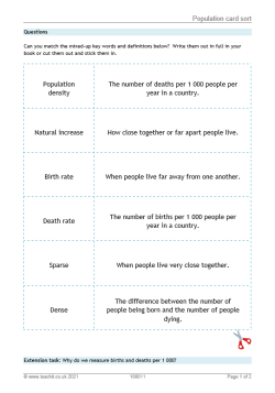 Image of population card sort resource