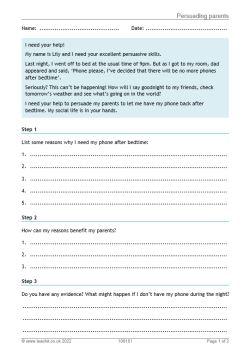 Image of Persuading parents resource