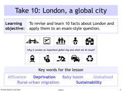 Take 10: London, a global city resource
