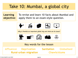 Take 10: Mumbai, a global city resource
