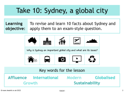 Image of Take 10: Sydney, a global city resource