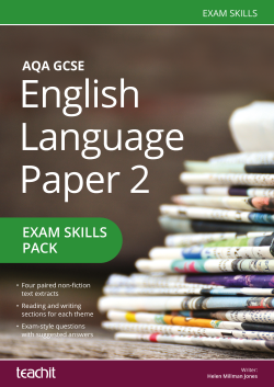 AQA GCSE English Language Paper 2 exam skills cover