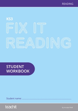 Fix it reading student handbook cover
