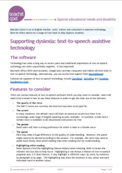 Assistive technology